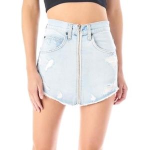 Carmar BEATRICE ZIP FRONT JEAN SKIRT